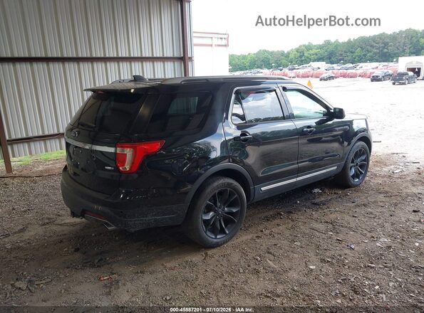1FM5K8DH2JGC79213 2018 FORD EXPLORER Black უკანა მარჯვენა