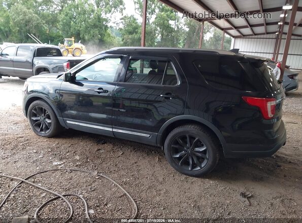 1FM5K8DH2JGC79213 2018 FORD EXPLORER Black სალონის 360-გრადუსიანი ხედი