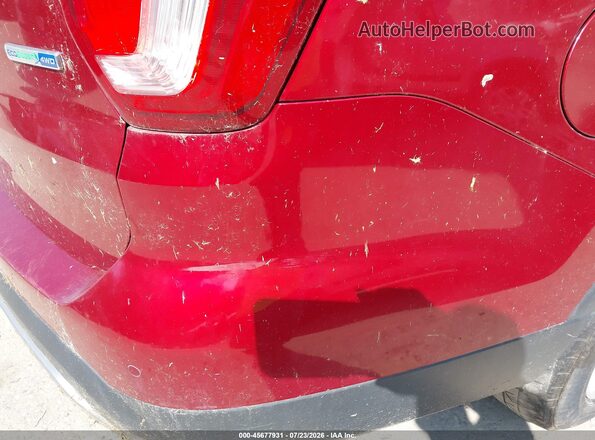 1FM5K8DH3GGC63353 2016 FORD EXPLORER Maroon Դիմացի տեսք