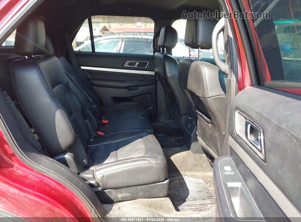 1FM5K8DH3GGC63353 2016 FORD EXPLORER Maroon VIN կոդի պիտակի տեսք