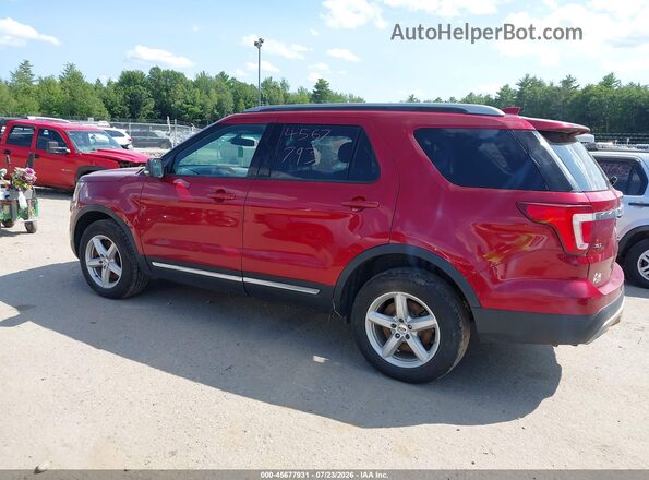1FM5K8DH3GGC63353 2016 FORD EXPLORER Maroon Սալոնի 360 աստիճան տեսք