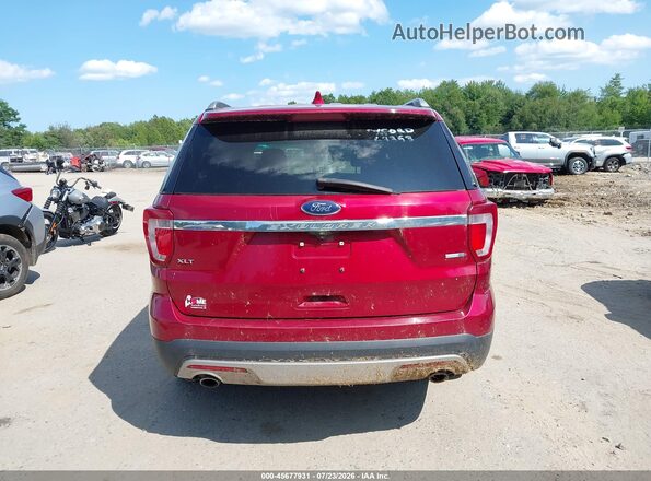 1FM5K8DH3GGC63353 2016 FORD EXPLORER Maroon 