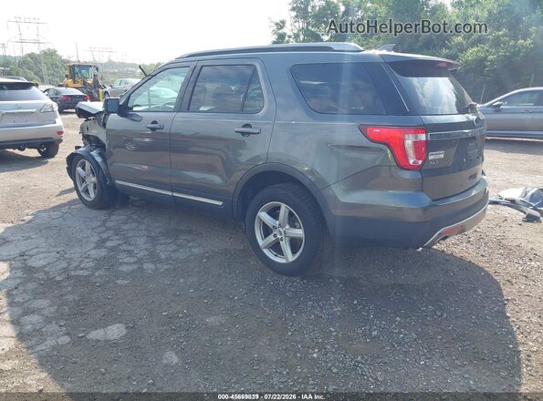 1FM5K8DH3HGA06873 2017 FORD EXPLORER Gray Trasero izquierdo