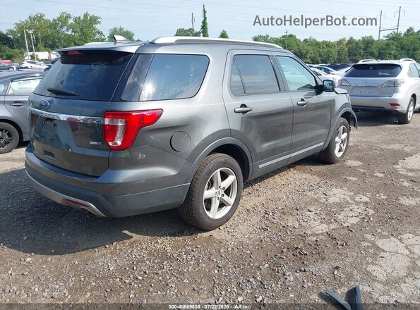 1FM5K8DH3HGA06873 2017 FORD EXPLORER Gray Trasero derecho
