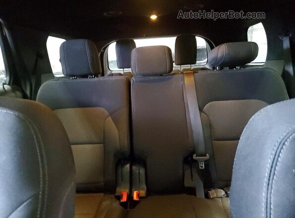 1FM5K8DH3HGD41597 2017 FORD EXPLORER White Widok tylnych siedzeń