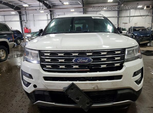 1FM5K8DH3HGD41597 2017 FORD EXPLORER White Widok z przodu