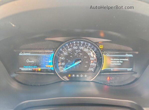 1FM5K8DH4KGA33832 2019 FORD EXPLORER Charcoal Սարքավորումների վահանակի տեսք