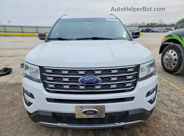 1FM5K8DH5HGC44417 2017 FORD EXPLORER Белый Вид спереди