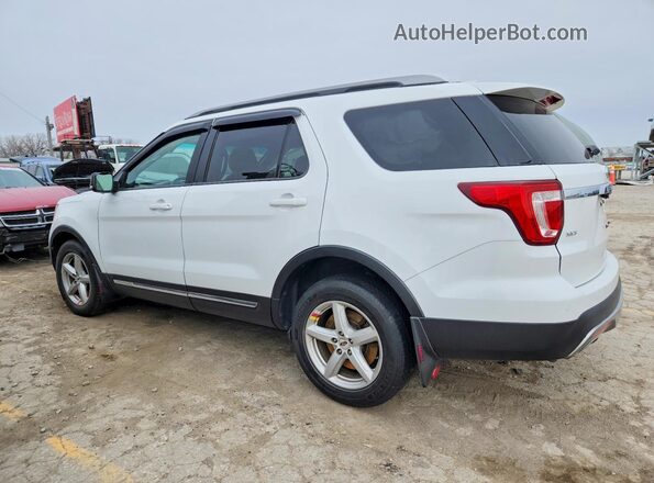 1FM5K8DH5HGC44417 2017 FORD EXPLORER Белый Задняя левая четверть