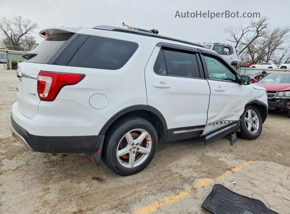 1FM5K8DH5HGC44417 2017 FORD EXPLORER Белый Задняя правая четверть