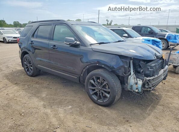 1FM5K8DH5HGC55112 2017 FORD EXPLORER Black წინა მარჯვენა
