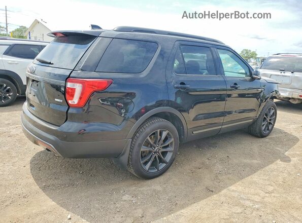 1FM5K8DH5HGC55112 2017 FORD EXPLORER Black უკანა მარჯვენა