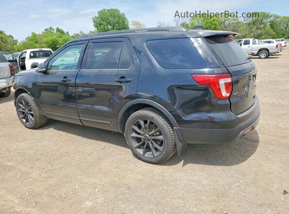 1FM5K8DH5HGC55112 2017 FORD EXPLORER Black უკანა მარცხენა