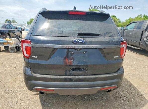 1FM5K8DH5HGC55112 2017 FORD EXPLORER Black უკანა ხედი