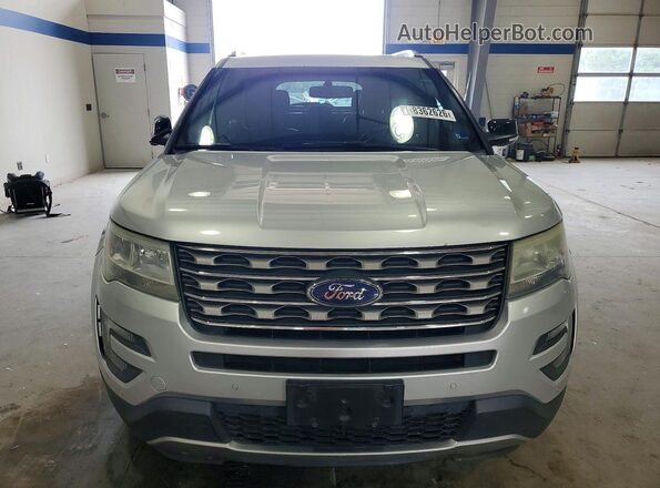 1FM5K8DH6GGA19681 2016 FORD EXPLORER Silver Front view