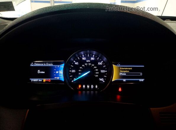 1FM5K8DH6GGA19681 2016 FORD EXPLORER Silver Instrument cluster view