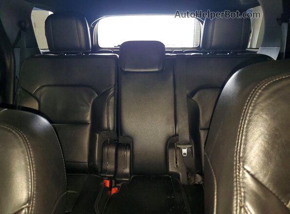 1FM5K8DH6GGA19681 2016 FORD EXPLORER Silver Rear seats view