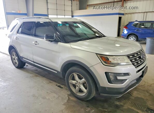 1FM5K8DH6GGA19681 2016 FORD EXPLORER Silver Front right