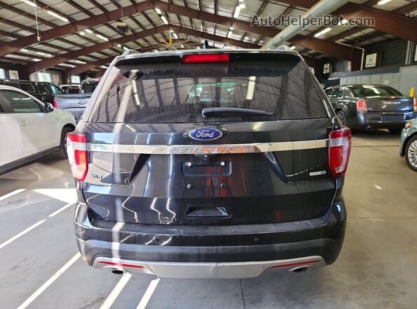 1FM5K8DH6HGA14045 2017 FORD EXPLORER Black Հետևի տեսք