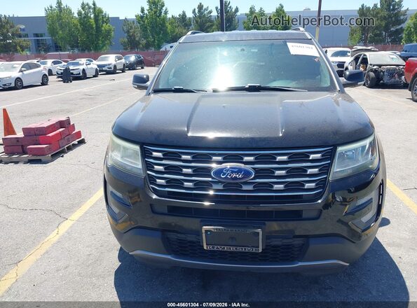 1FM5K8DH6HGA55968 2017 FORD EXPLORER Black Դիմացի տեսք