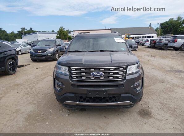1FM5K8DH6HGA72284 2017 FORD EXPLORER Gray Widok zestawu wskaźników