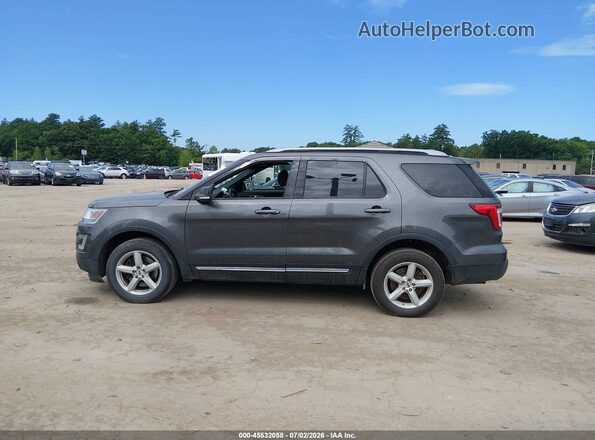 1FM5K8DH6HGA72284 2017 FORD EXPLORER Gray Widok wnętrza 360 stopni
