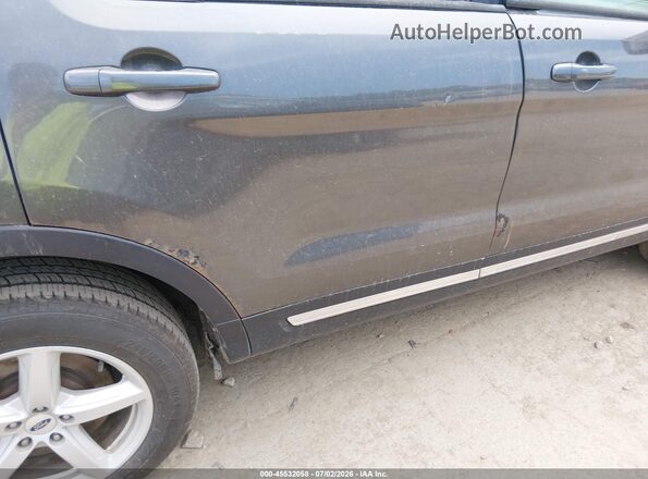 1FM5K8DH6HGA72284 2017 FORD EXPLORER Gray Widok z przodu