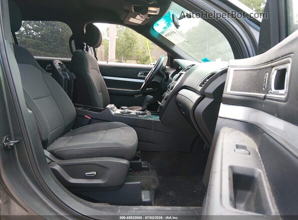 1FM5K8DH6HGA72284 2017 FORD EXPLORER Gray Widok wnętrza z przodu