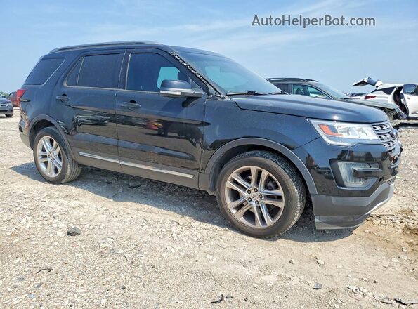 1FM5K8DH6HGC04542 2017 FORD EXPLORER Black Передня права чверть