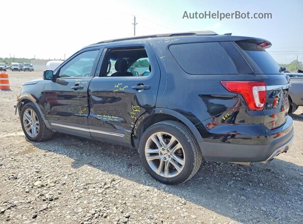1FM5K8DH6HGC04542 2017 FORD EXPLORER Black Задня ліва чверть