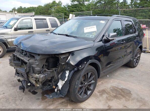 1FM5K8DH6HGC98423 2017 FORD EXPLORER Black Widok z przodu