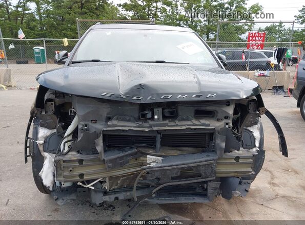 1FM5K8DH6HGC98423 2017 FORD EXPLORER Black Widok wnętrza z tyłu