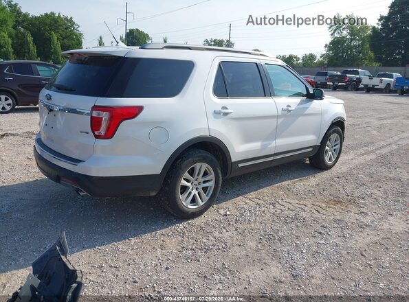 1FM5K8DH6JGA37704 2018 FORD EXPLORER Белый Задняя правая четверть