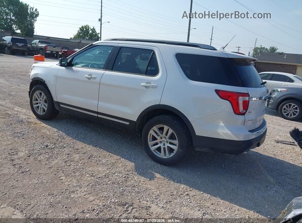 1FM5K8DH6JGA37704 2018 FORD EXPLORER Белый Задняя левая четверть