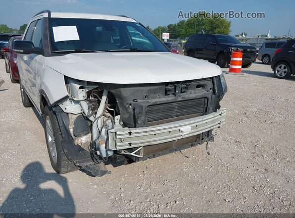 1FM5K8DH6JGA37704 2018 FORD EXPLORER Белый Вид спереди