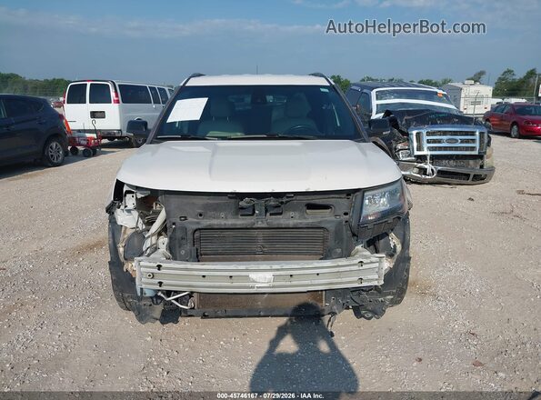 1FM5K8DH6JGA37704 2018 FORD EXPLORER Белый Вид задней части салона