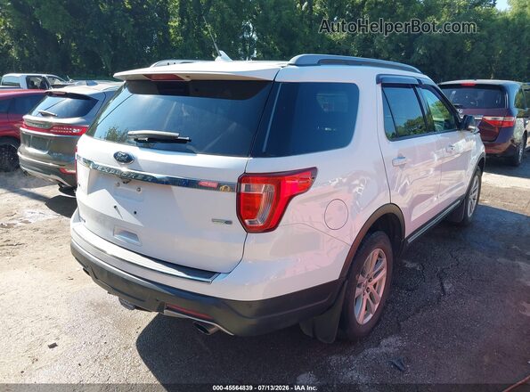 1FM5K8DH6JGA42286 2018 FORD EXPLORER White უკანა მარჯვენა