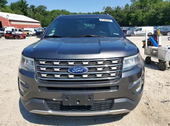 1FM5K8DH7HGA05886 2017 FORD EXPLORER Gray Вид спереду