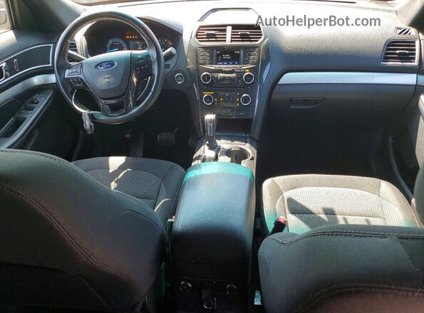 1FM5K8DH7HGA05886 2017 FORD EXPLORER Gray Вид панелі приладів