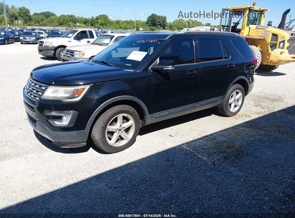 1FM5K8DH7HGC04159 2017 FORD EXPLORER Black Front left