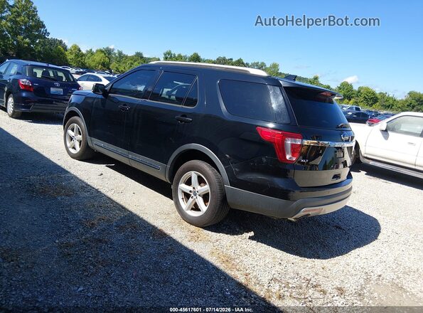1FM5K8DH7HGC04159 2017 FORD EXPLORER Black Rear left