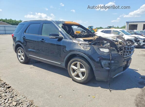 1FM5K8DH7HGD94268 2017 FORD EXPLORER Black წინა მარჯვენა