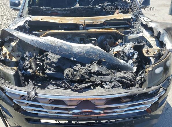 1FM5K8DH7HGD94268 2017 FORD EXPLORER Black უკანა სალონის ხედი