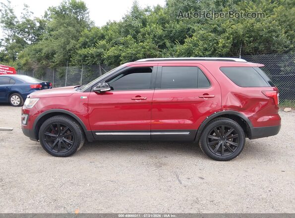 1FM5K8DH8HGC59624 2017 FORD EXPLORER Red Панорамний вид салону 360°