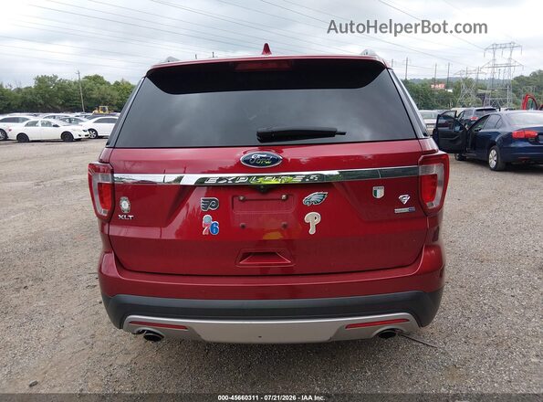 1FM5K8DH8HGC59624 2017 FORD EXPLORER Red 