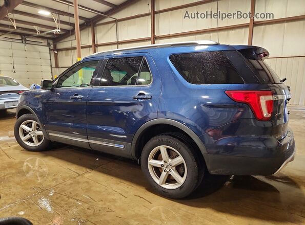 1FM5K8DH8HGC98617 2017 FORD EXPLORER Blue Задня ліва чверть