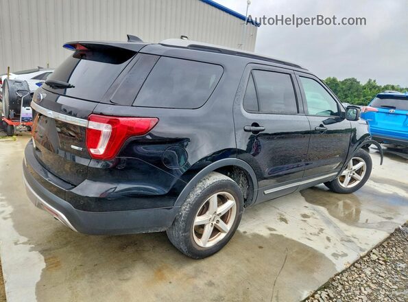 1FM5K8DH8HGD05811 2017 FORD EXPLORER Черный Задняя правая четверть