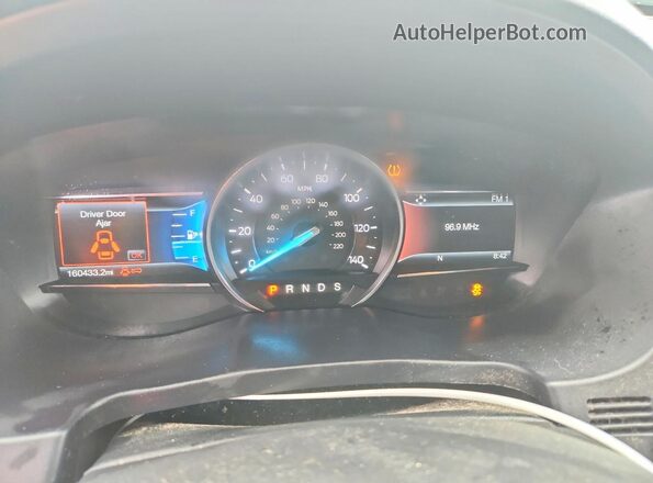 1FM5K8DH8HGD05811 2017 FORD EXPLORER Черный Вид щитка приборов