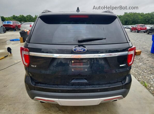 1FM5K8DH8HGD05811 2017 FORD EXPLORER Черный Вид сзади
