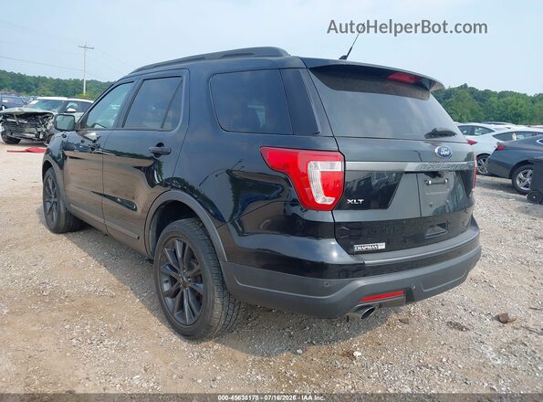 1FM5K8DH8JGC61881 2018 FORD EXPLORER Black Հետևի ձախ